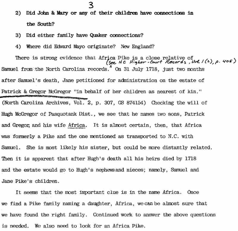 Pike Report by David Schsrgrtmryer pg 3