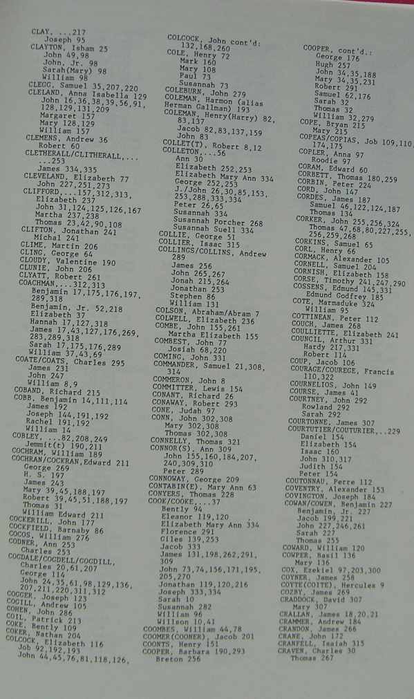 sc deed abstract vol. 4 index cobb
