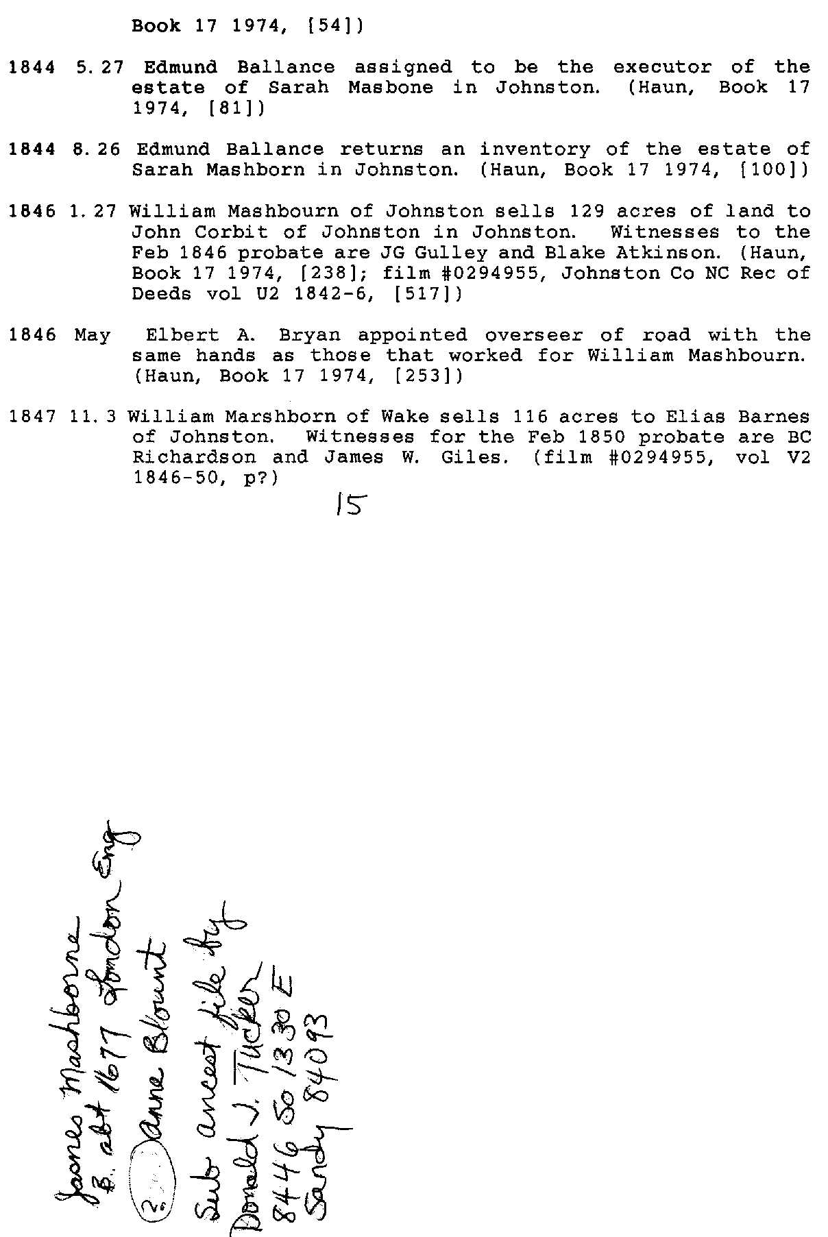 Land and Probate Records pg 15