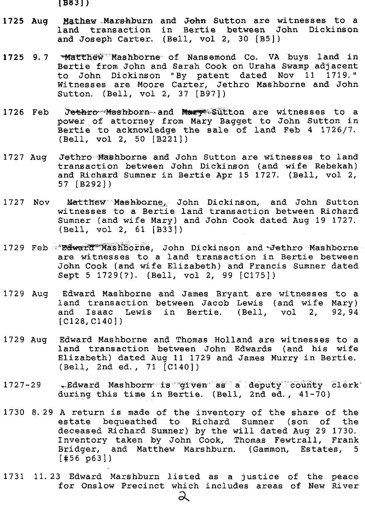 Land and Probate Records pg 2