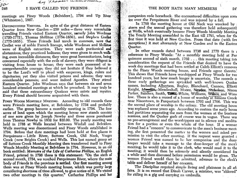 History - I Have Called You Friends pg 246-247