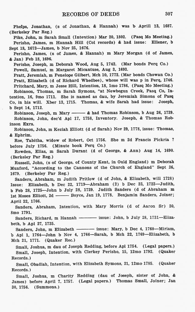 History Of Perquimans County As Compiled From Records Found There And ...