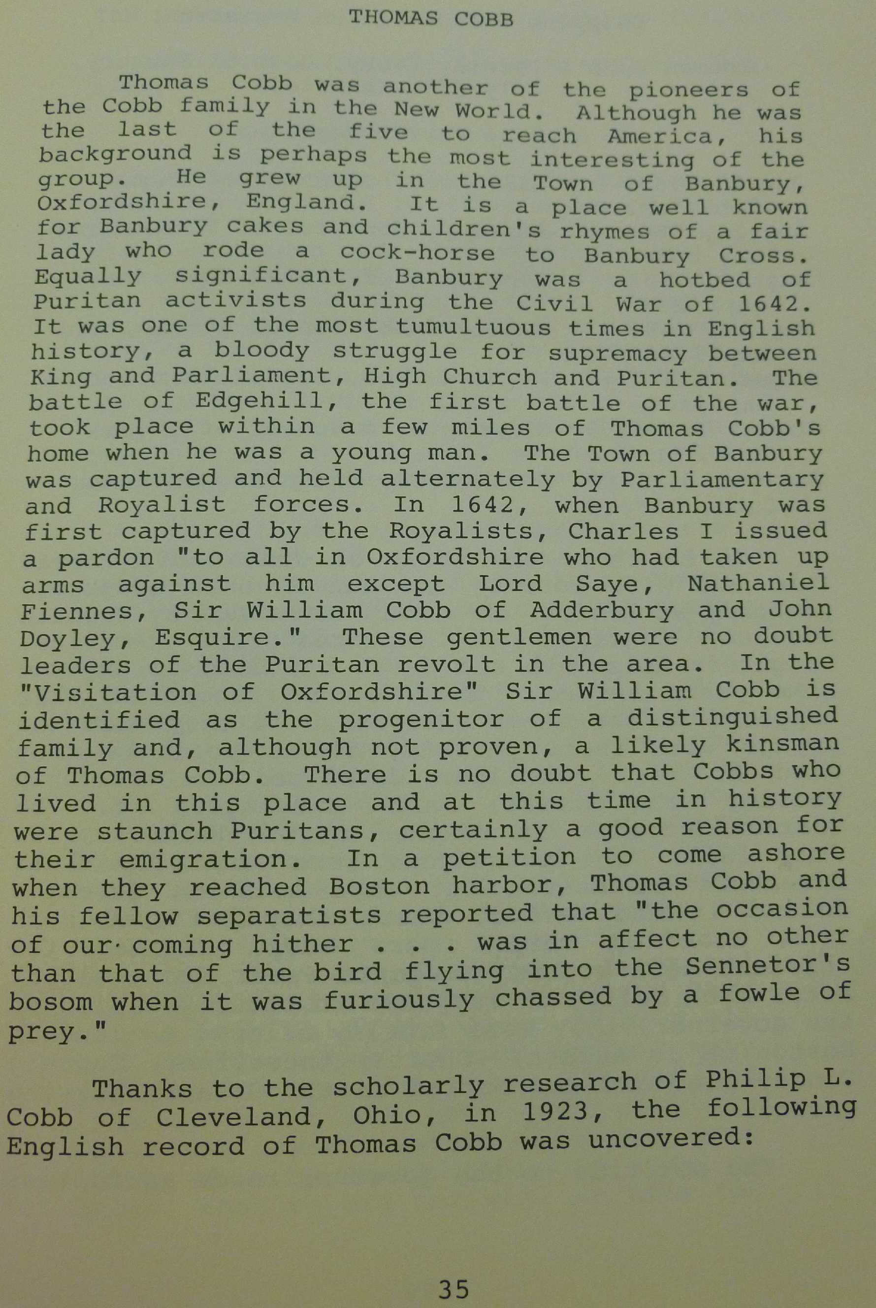 Chipping North Parish Register pg 35
