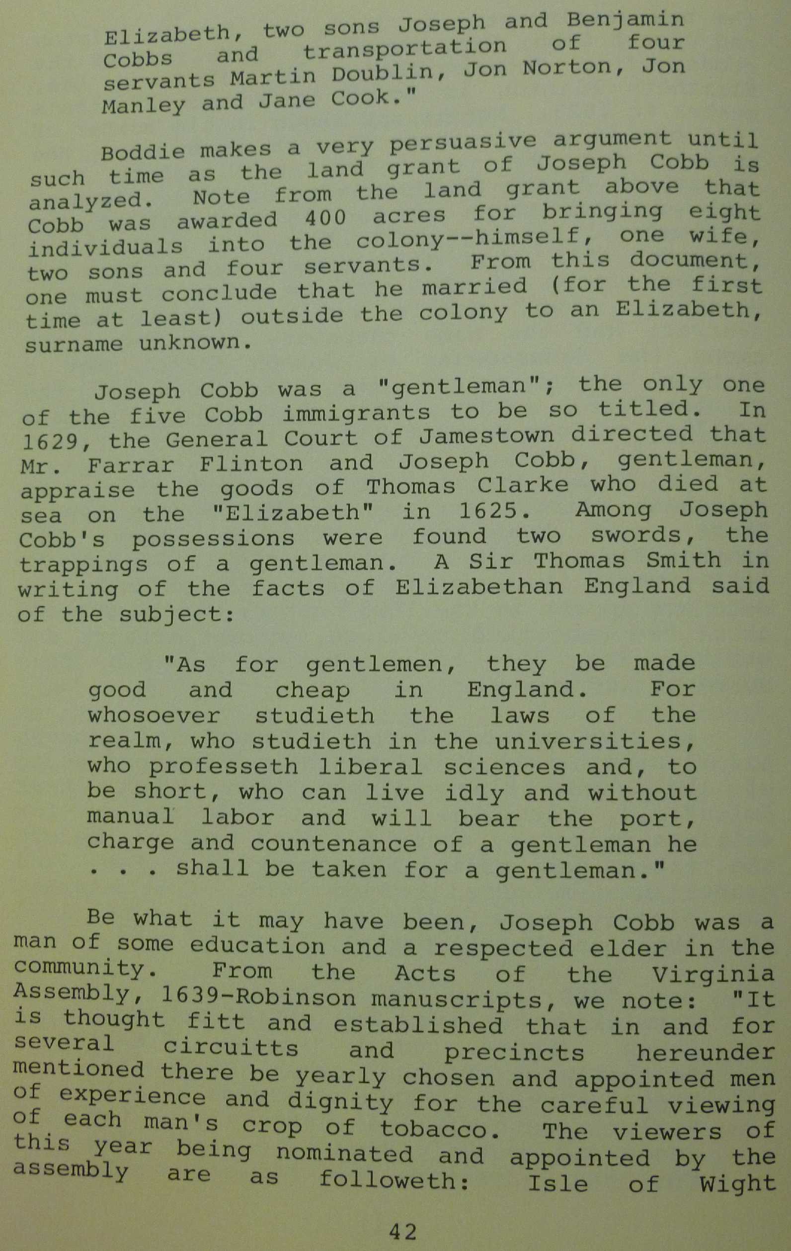 Chipping North Parish Register pg 42