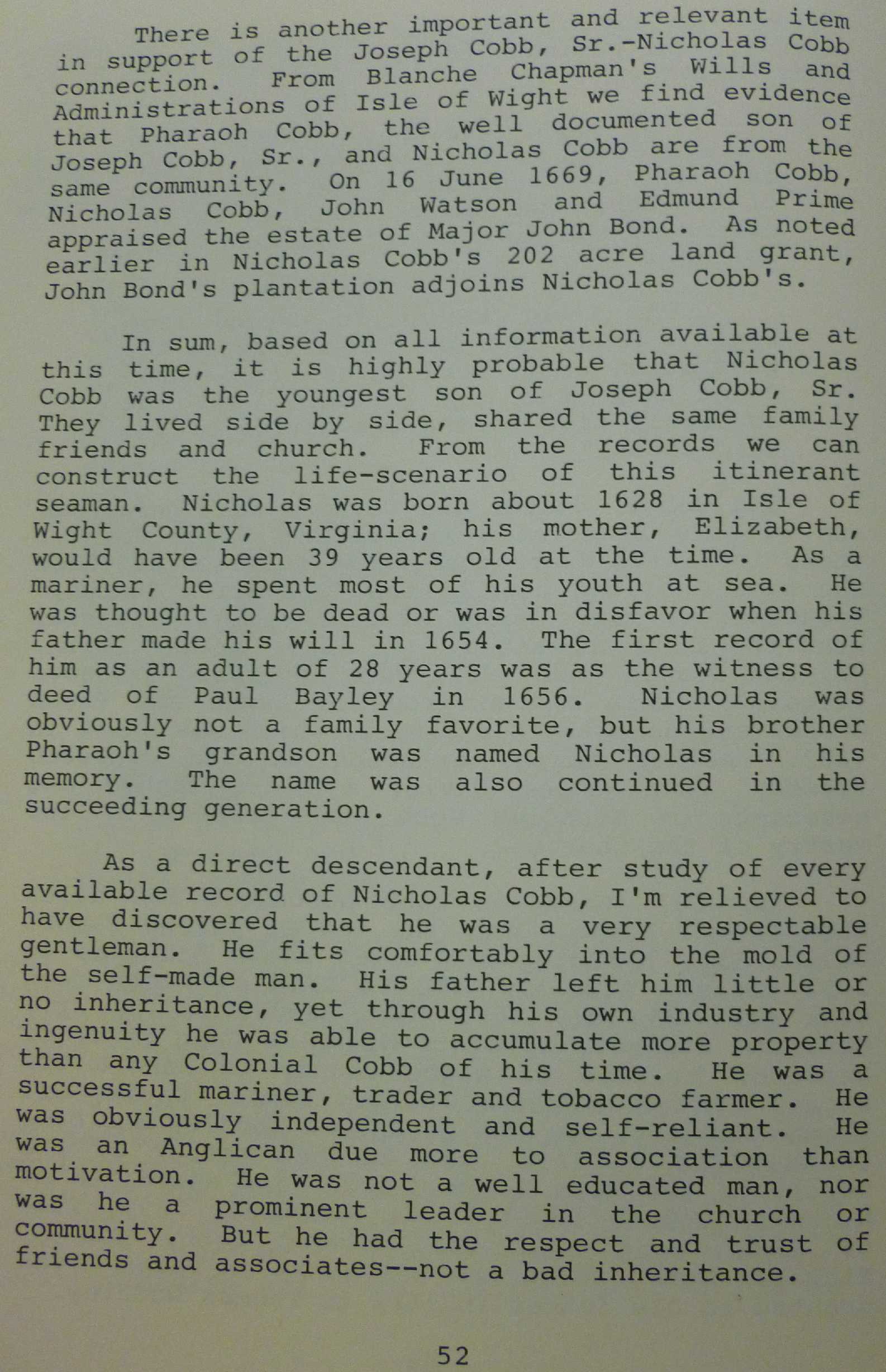 Chipping North Parish Register pg 52
