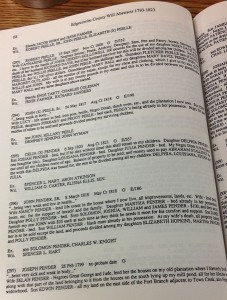Edgecombe County Will Abstracts 1793-1823 p68 Robert Peele, wife Catharine