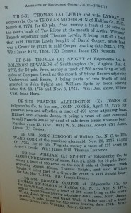 Abstracts of Early Deeds Edgecombe 1775-1779 Vol II pg 78