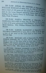 Abstracts of Early Deeds Edgecombe 1780-1783 Vol II pg 206