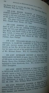 Abstracts of Early Deeds Edgecombe 1780-1783 Vol II pg 306