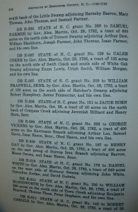 Abstracts of Early Deeds Edgecombe 1780-1783 pg 216