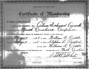 Baptism Record