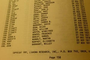 Cobb.North Carolina Surname Index - Marriage Records pg 158