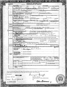 Death Certificate