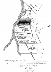 Map of Rancocas land