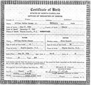 Birth Certificate